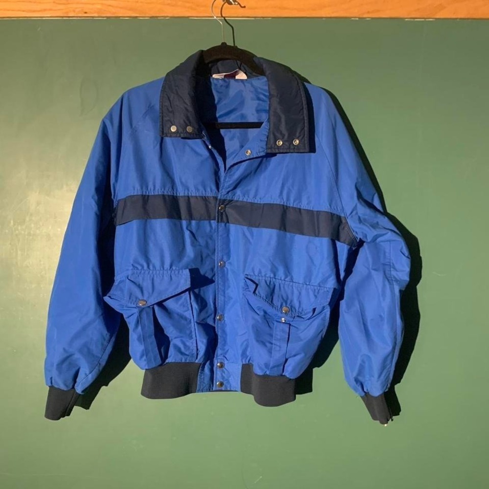 Vintage 1980s bomber‎ jacket MVP label XL